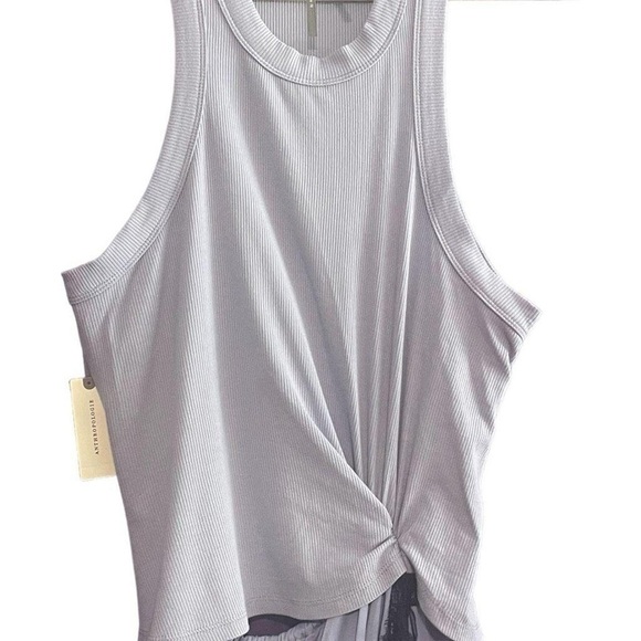 Anthropologie the Keeley Twofer blue lace trim midi dress NWT S - Picture 3 of 4